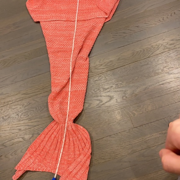 Mermaid knit blanket - Picture 5 of 7